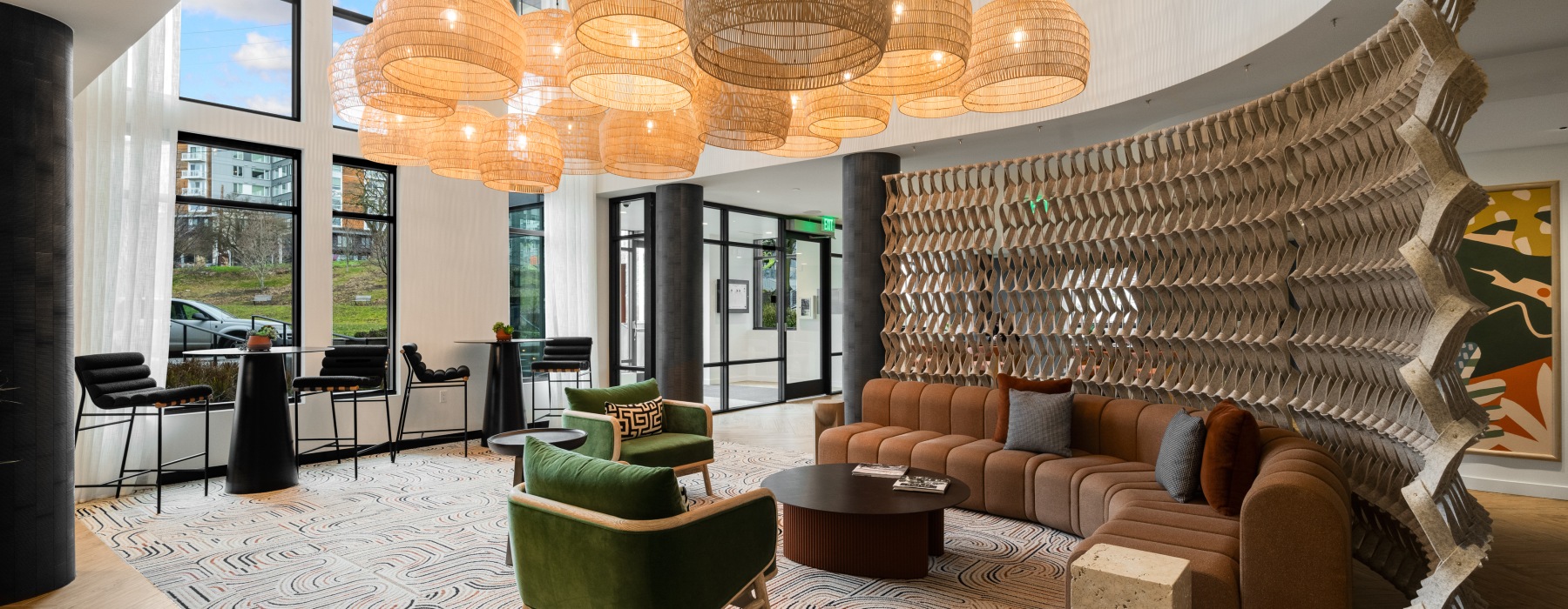 furnished lobby