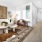living room with a couch, chair and coffee table