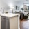 kitchen and living area