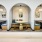 cafe seating area with booth-style nooks